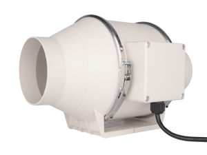 LONGWELL 125mm AC Inline Duct Fan, Exhaust Ventilation Fan, 115V IP44, 293 m³/h Airflow – LWDA-125
