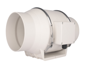 LONGWELL 150mm AC Inline Duct Fan, Exhaust Ventilation Fan, 230V IP44, 530 m³/h Airflow – LWDA-150