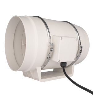 LONGWELL 200mm AC Inline Duct Fan, Exhaust Ventilation Fan, 230V IP44, 910 m³/h Airflow – LWDA-200