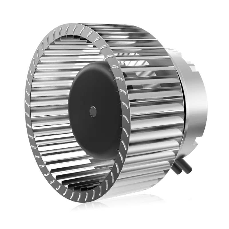 Framåtböjda centrifugalfläktar