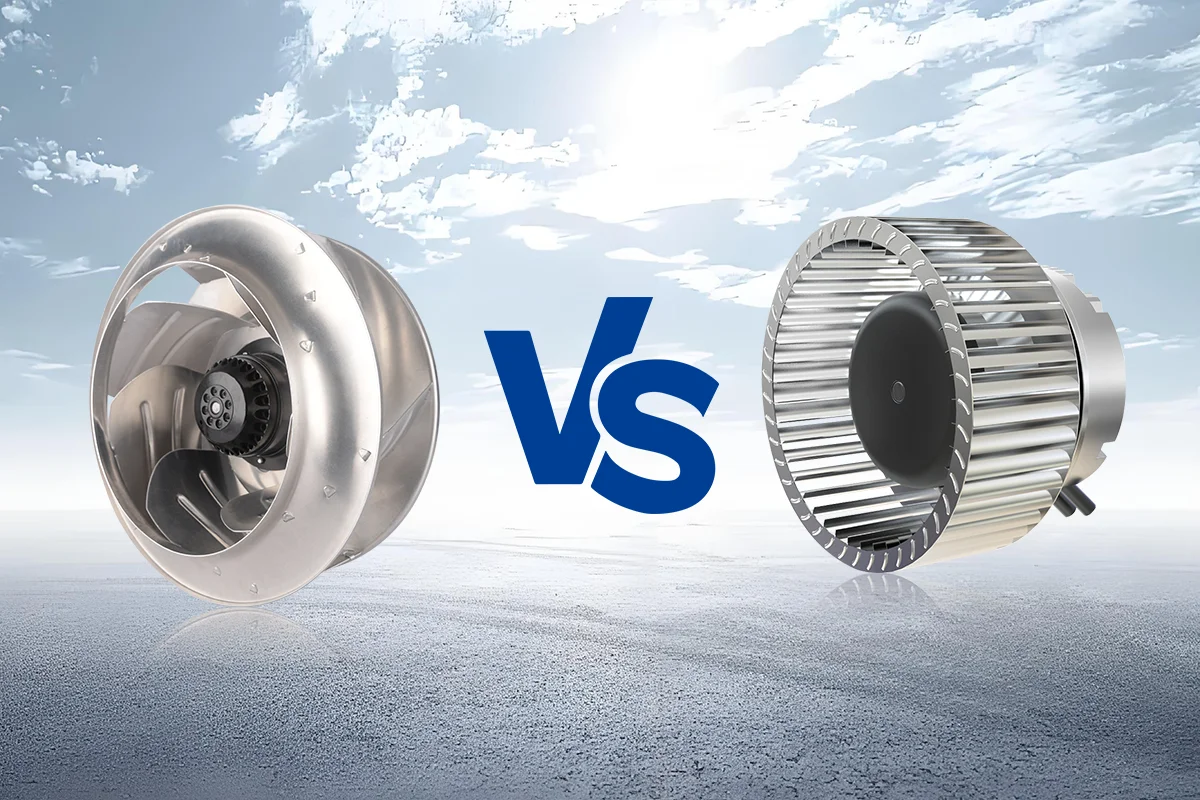 Forward Curved vs. Backward Curved Centrifugal Fans