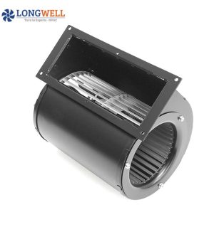 LONGWELL 120mm AC Forward Curved Centrifugal Blower, Forward Curved Blower Fan, 220V, Galvanized Steel, for Data Center Cooling, Cleanroom Ventilation, Control Cabinet Cooling