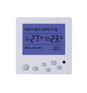 LONGWELL Central air Conditioner Thermostat Control Panel LCD Home Smart Thermostat Temperature Controller AC 220V