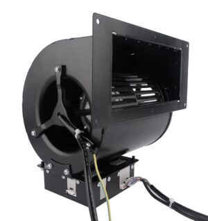 LONGWELL Customizable 200mm High Pressure Galvanized Metal EC 230V Centrifugal Blower Fan for AHU OEM Supported