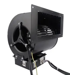 LONGWELL 200mm EC Centrifugal Blower Fan, Industrial Centrifugal Fan, 110V, Galvanized Steel, for AHU, Cold Storage, Air Purifiers