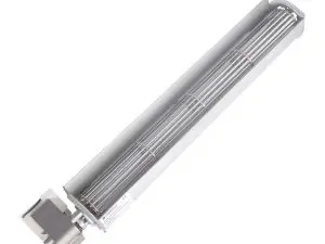 LONGWELL 30mm DC Cross Flow Fan, Tangential Blower Fan, 115V, Aluminum Alloy, Low Noise, for Floor Heating, HVAC Systems, Cold Storage