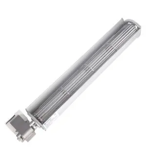LONGWELL 30mm DC Cross Flow Fan, Tangential Blower Fan, 115V, Aluminum Alloy, Low Noise, for Floor Heating, HVAC Systems, Cold Storage