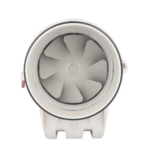 LONGWELL Plastic Super Silent Duct Fans AC 230V Brushless Motor Ducted Fan for Exhaust Ventilation