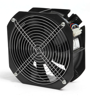 LONGWELL 200mm DC Axial Fan, Industrial Axial Ventilation Fan, 48V IP44, 1236 m³/h Airflow – LWAD3G200HS-7MKB-02
