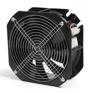 LONGWELL 200mm EC Axial Fan, Industrial Axial Ventilation Fan, 220V IP55, 1009 m³/h Airflow – LWAE3G200SS-7PKW-14