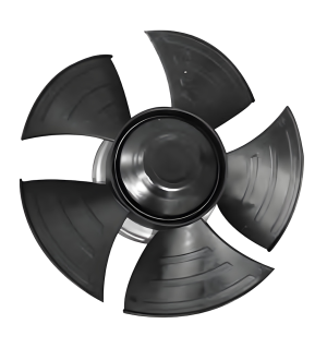 LONGWELL 200mm EC Axial Fan, Industrial Axial Ventilation Fan, 220V IP54, 886 m³/h Airflow – LWAE3G200ST-5PNW-02