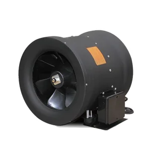 LONGWELL 300mm EC Industrial Fan, Industrial Ventilation Fan, 110/120V IP54 PWM Control, 1763 m³/h Airflow – LWDE-300