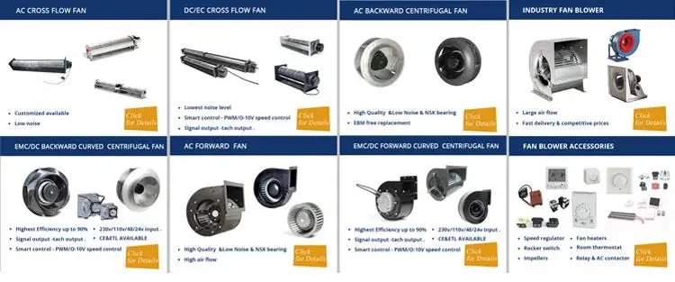Plastic axial fan blades