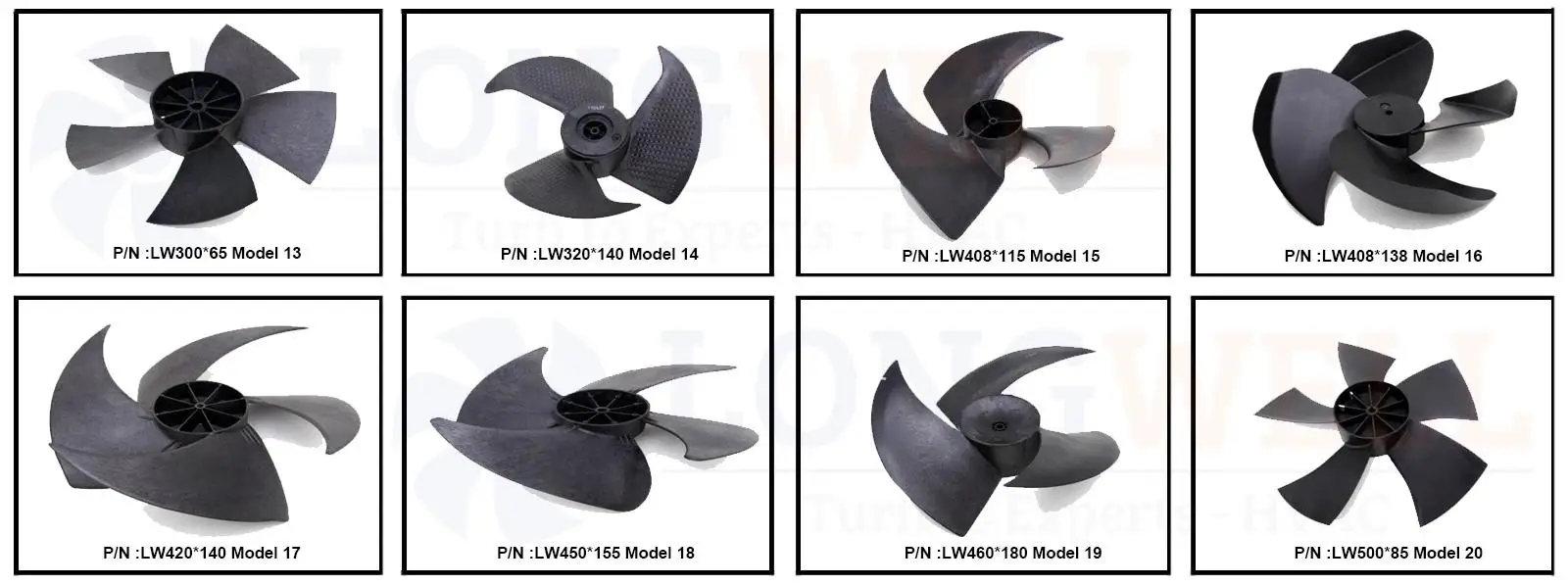 ABS Plastic Fan Blades