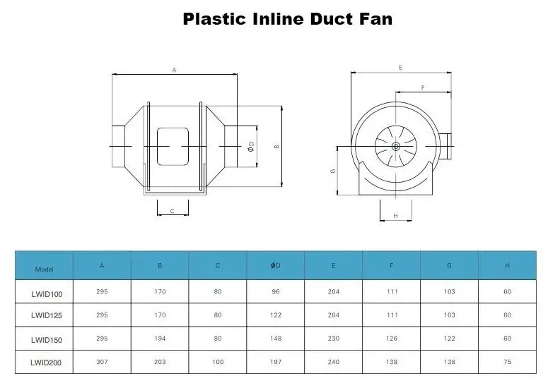 booster duct fan