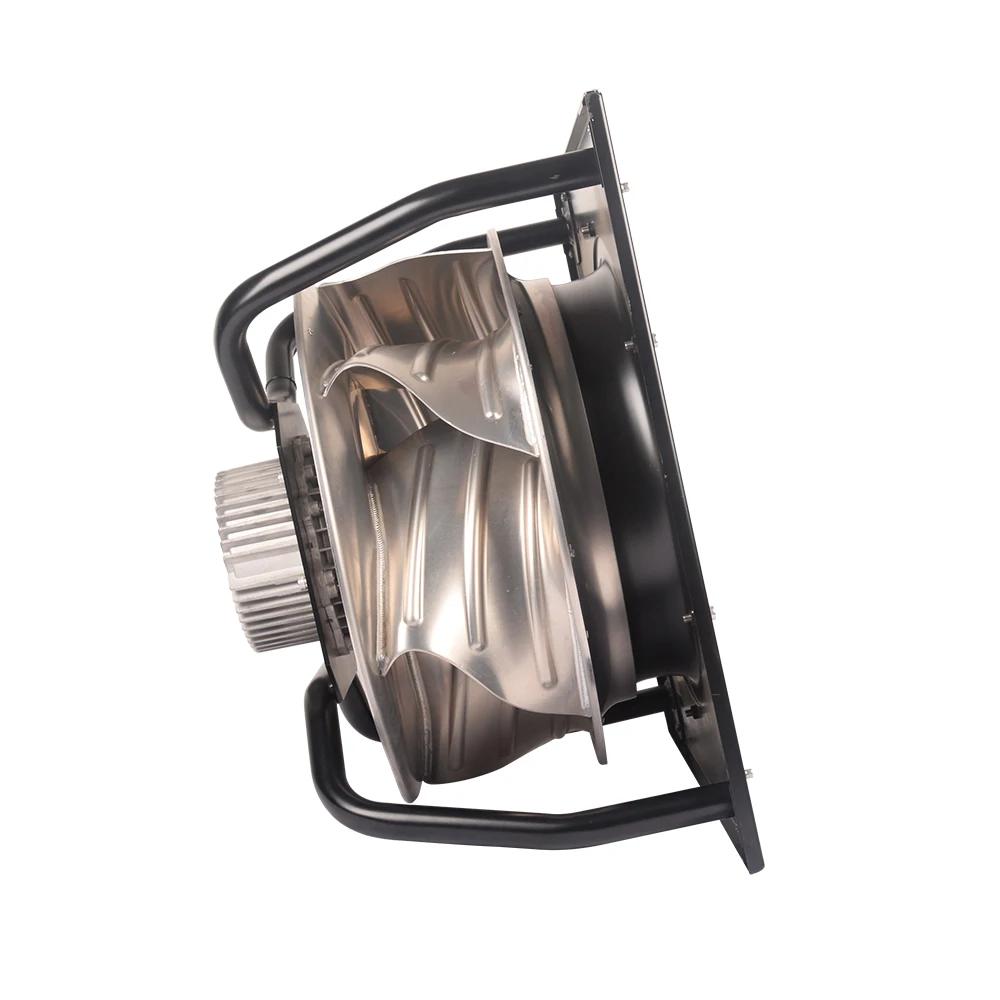 175mm-630mm EC Motor Fan High Pressure 78W-700W High Cfm Backward Curved Ec Dc Centrifugal Fans with Bracket