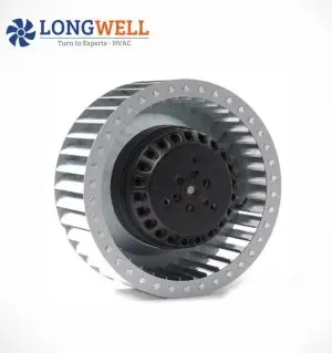 LONGWELL 315mm DC Forward Curved Centrifugal Blower, Forward Curved Blower Fan, 110V, for HVAC Systems