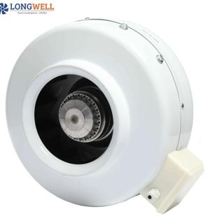 LONGWELL 160mm AC Centrifugal Blower Fan, Industrial Centrifugal Fan, 110V, for AHU, FFU, Fan Coil Units