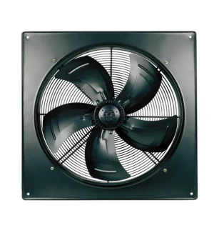 LONGWELL 398mm DC Axial Fan, Industrial Axial Ventilation Fan, 12V, for Air Curtains, HVAC Systems, AHU