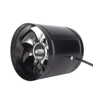 Duct Fan for Various Applications - 220V 50Hz With Multiple Power and Air Volume Options - Black or White Color Available