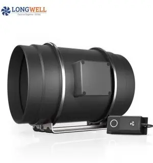 LONGWELL Inline Duct Fan, Exhaust Ventilation Fan, 120V