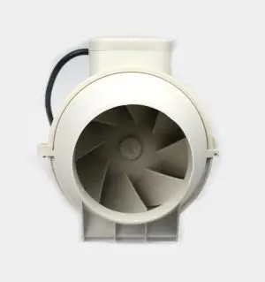 LONGWELL DC Inline Duct Fan, Exhaust Ventilation Fan, 110/230V, for Marine Ventilation, AHU, FFU