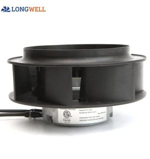 LONGWELL DC Backward Curved Centrifugal Fan, Industrial Centrifugal Blower, 12V, for FFU, Fan Coil Units, HVAC Systems
