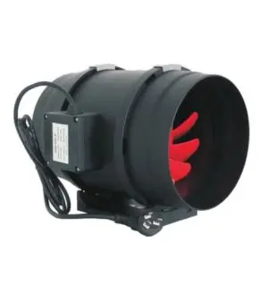 LONGWELL AC Inline Duct Fan, Exhaust Ventilation Fan