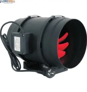 LONGWELL Backward Curved Centrifugal Fan, Industrial Centrifugal Blower, 110V IP68, for AHU, FFU, Fan Coil Units