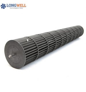 LONGWELL 108mm Diameter Plastic Cross Flow Fan Blades for air Conditioner Spare Parts