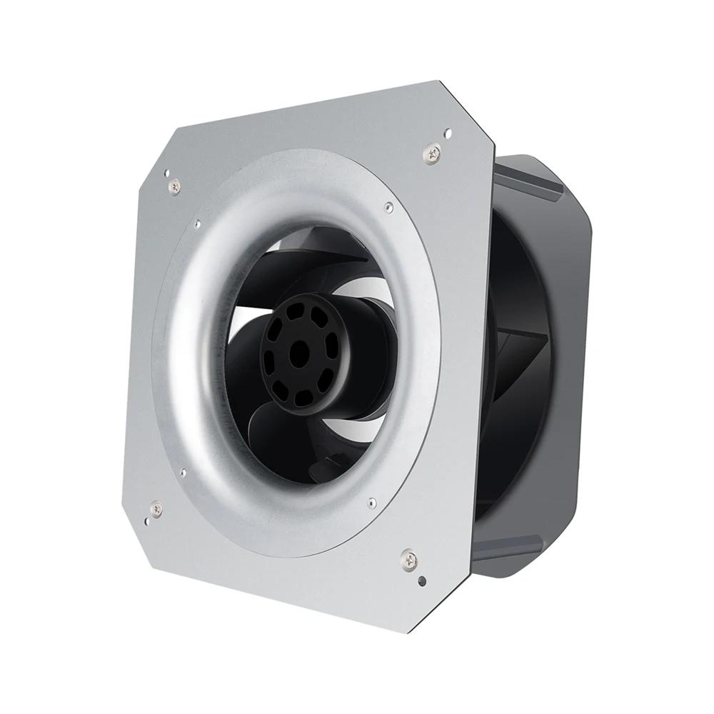 LONGWELL 133mm 72W EC Backward Curved Centrifugal Ventilation Fan High Quality 230V with Bracket OEM Supported