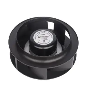 LONGWELL 175mm DC Backward Curved Centrifugal Fan, Industrial Centrifugal Blower, 24V, for Air Purifiers, AHU, FFU
