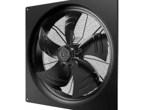 LONGWELL 250mm AC Axial Fan, Industrial Axial Ventilation Fan, 220V, Stainless Steel, Low Noise, for Cold Storage, Air Purifiers, HVAC Systems