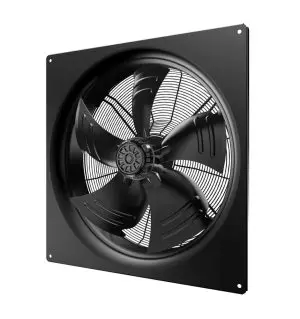LONGWELL 250mm AC Axial Fan, Industrial Axial Ventilation Fan, 220V, Stainless Steel, Low Noise, for Cold Storage, Air Purifiers, HVAC Systems