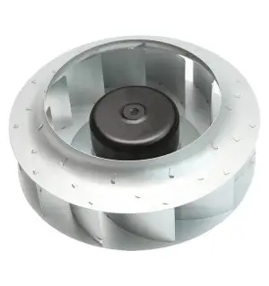 LONGWELL 250mm DC Backward Curved Centrifugal Fan, Industrial Centrifugal Blower, Galvanized Steel, Low Noise, for Cold Storage, Air Purifiers, HVAC Systems