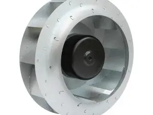 LONGWELL 250mm DC Backward Curved Centrifugal Fan, Industrial Centrifugal Blower, 24V PWM Control, Galvanized Steel, PWM Control, for Cold Storage, Air Purifiers, HVAC Systems