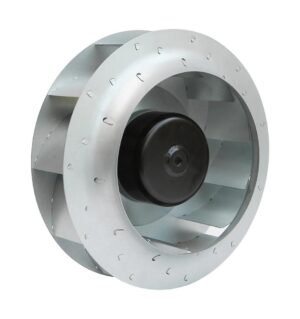 LONGWELL 250mm DC 24V 48V BLDC 0~10V PWM Galvanised Sheet Steel DC Backward Curved Centrifugal Fan for Ventilation
