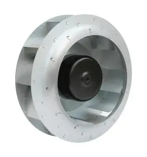 LONGWELL 250mm DC Backward Curved Centrifugal Fan, Industrial Centrifugal Blower, 24V PWM Control, Galvanized Steel, PWM Control, for Cold Storage, Air Purifiers, HVAC Systems
