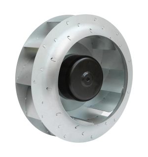LONGWELL 250mm EC Backward Curved Centrifugal Fan, Industrial Centrifugal Blower, 230V, Galvanized Steel, for Cold Storage, Air Purifiers, HVAC Systems