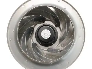 LONGWELL 280mm EC Backward Curved Centrifugal Fan, Industrial Centrifugal Blower, 115V, Galvanized Steel, for Cold Storage, Air Purifiers, HVAC Systems