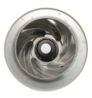 LONGWELL 280mm EC Backward Curved Centrifugal Fan, Industrial Centrifugal Blower, 115V, Galvanized Steel, for Cold Storage, Air Purifiers, HVAC Systems