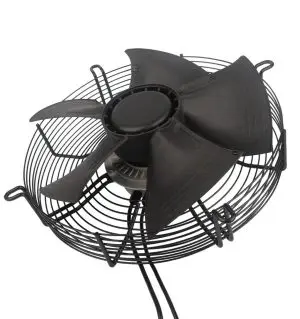 LONGWELL 315mm EC Axial Fan, Industrial Axial Ventilation Fan, 220V PWM Control, Stainless Steel, Low Noise, for Industrial Ventilation, Cold Storage, Air Purifiers