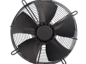 LONGWELL 350mm EC Axial Fan, Industrial Axial Ventilation Fan, 220V PWM Control, Stainless Steel, for AHU, FFU, Cold Storage