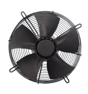 LONGWELL 350mm EC Axial Fan, Industrial Axial Ventilation Fan, 220V PWM Control, Stainless Steel, for AHU, FFU, Cold Storage