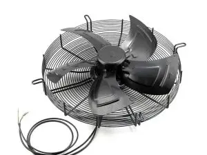 LONGWELL 400mm EC Axial Fan, Industrial Axial Ventilation Fan, 220V, Stainless Steel, for Cold Storage, Air Purifiers, HVAC Systems