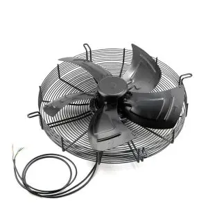 LONGWELL 400mm EC Axial Fan, Industrial Axial Ventilation Fan, 220V, Stainless Steel, for Cold Storage, Air Purifiers, HVAC Systems