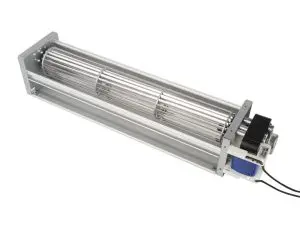 LONGWELL 43mm AC Cross Flow Fan, Tangential Blower Fan, 115V, Low Noise, for Air Curtains, Ovens, Floor Heating – LWCA-43