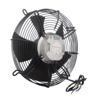 LONGWELL 450mm EC Axial Fan, Industrial Axial Ventilation Fan, 220V PWM Control, Stainless Steel, PWM Control, for Cold Storage, Air Purifiers, HVAC Systems