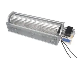 LONGWELL 45mm AC Cross Flow Fan, Tangential Blower Fan, 230V, Aluminum Alloy, Low Noise, for Air Curtains, Ovens, Fireplaces