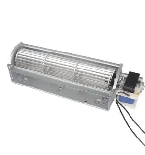 LONGWELL 45mm AC Cross Flow Fan, Tangential Blower Fan, 230V, Aluminum Alloy, Low Noise, for Air Curtains, Ovens, Fireplaces